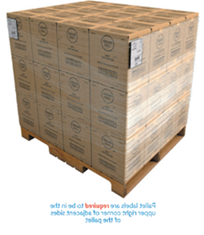 palletized product requirements for Walmart